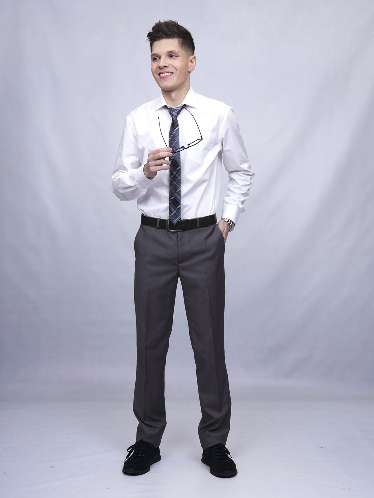 Брюки для мальчикаSlim Fit Престиж (ШФ-951)