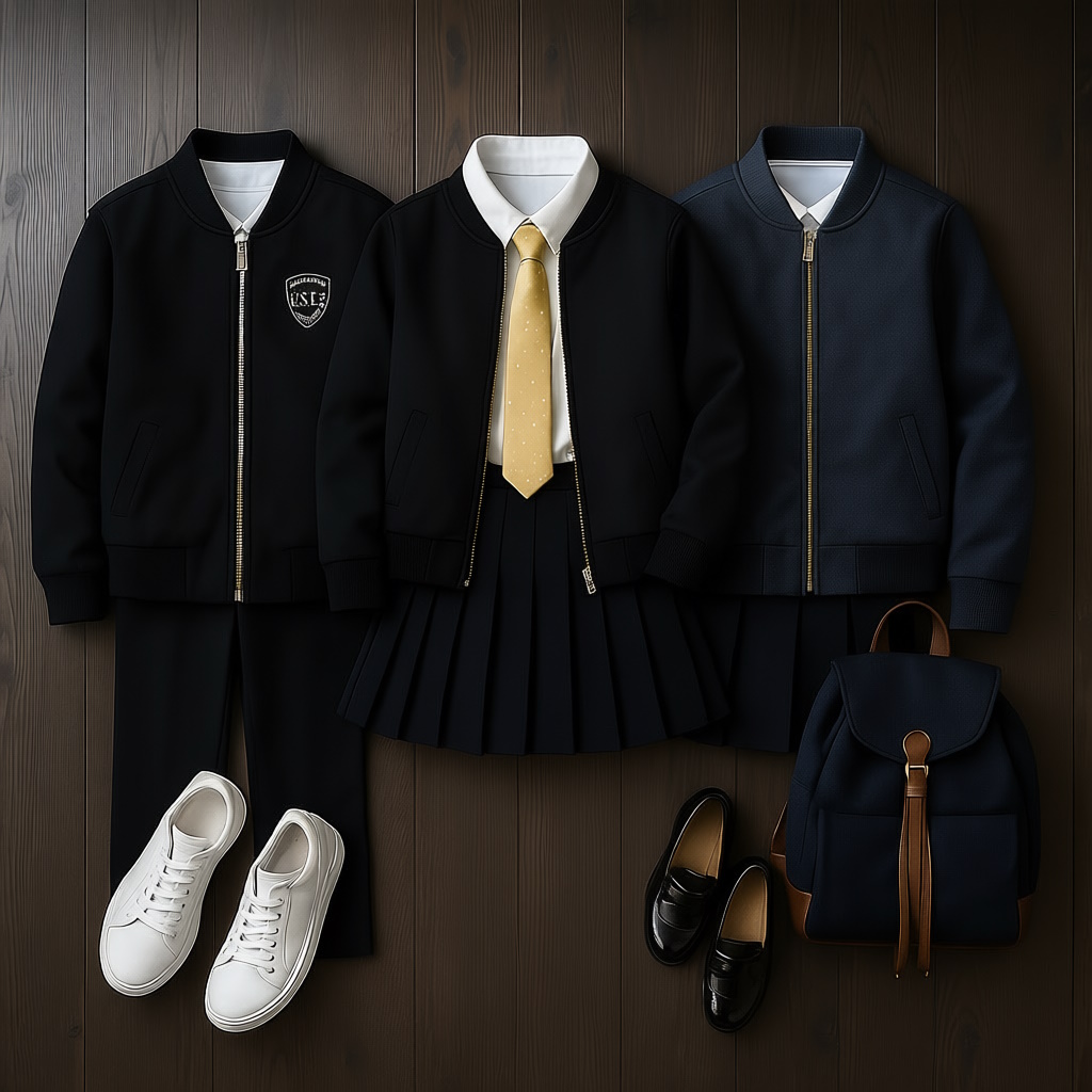 Бомбер как база школьного гардероба: как собрать 5 стильных образов с одной вещью