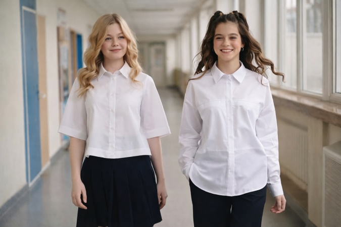 Что важно учесть при выборе школьной блузки для девочки-подростка