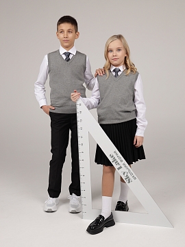 Вязаный жилет для мальчика UNI Универ (ШФ-916)