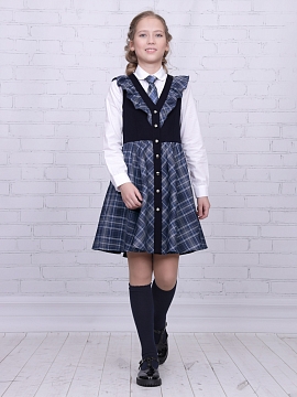 Школьный сарафан ПВ Гулливер Рио комби (ШФ-2399)
