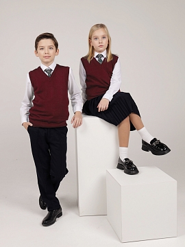 Вязаный жилет UNI Универ (ШФ-916)