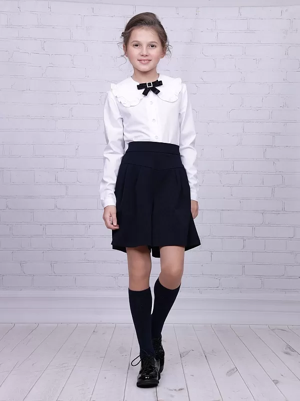 Школьная юбка шорты  Рио (ШФ-2075)