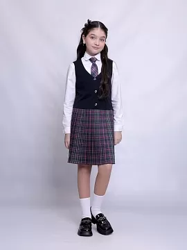 Школьный сарафан Рио комби Виктория (ШФ-2388)