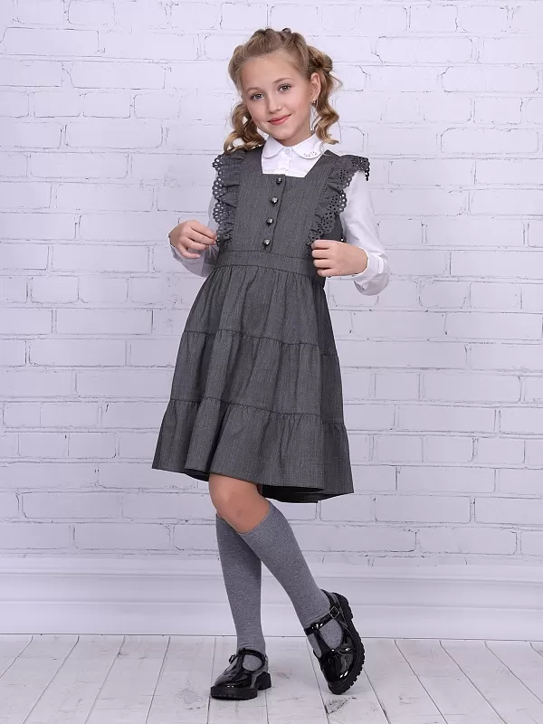 Школьный сарафан Кембридж (ШФ-2128)