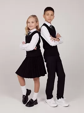 Вязаный жилет UNI Универ (ШФ-916)