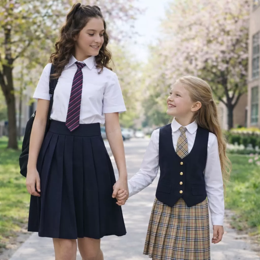 Школьная юбка в складку: компромисс между требованиями школы и комфортом ребенка