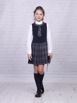 Школьный сарафан Рио комби (ШФ-931)