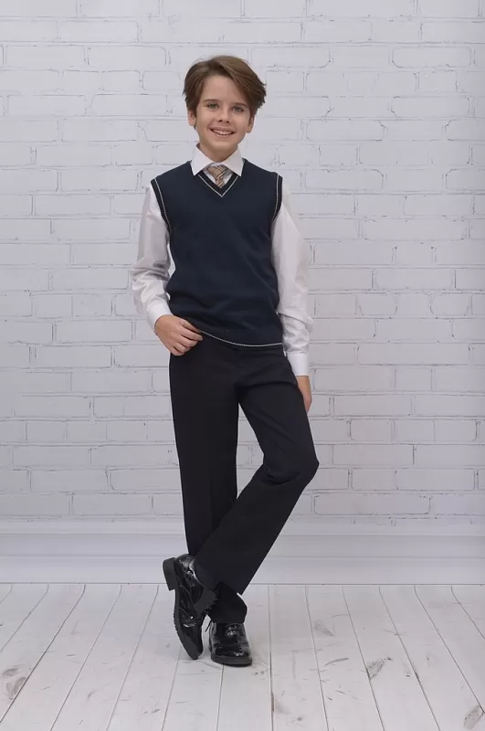 Брюки для мальчика Slim FitЛомоносов (ШФ-953)