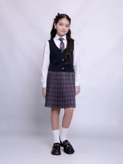 Школьный сарафан Рио комби Виктория (ШФ-2388)