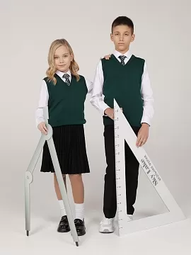 Вязаный жилет UNI Универ (ШФ-916)