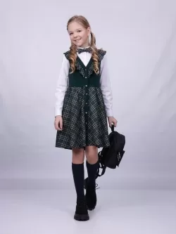 Школьный сарафан Рио комби (ШФ-2145)