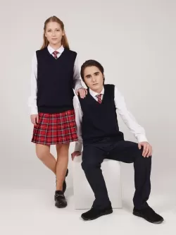 Вязаный жилет UNI Универ (ШФ-916/1)